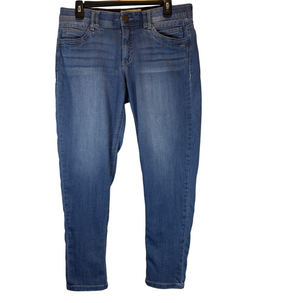 Democracy Ab Technology Jeans Women's Size 8 Medium Blue Wash Skinny Fit Stretch